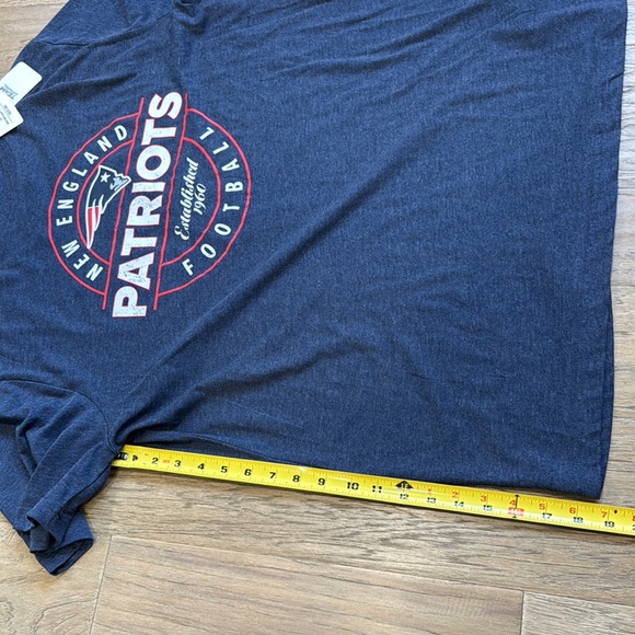 NWT NFL Patriots Navy Blue Short Sleeve Tee Size XL - Picture 8 of 11